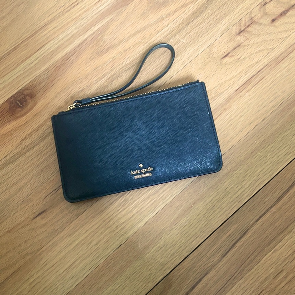 Kate Spade Black Wristlet